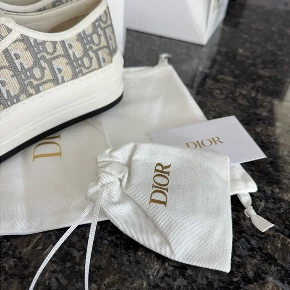 Dior Walk'n'Dior Platform Sneaker in stone grey sz 40 US 10 NWB $1,150 - Picture 5 of 16